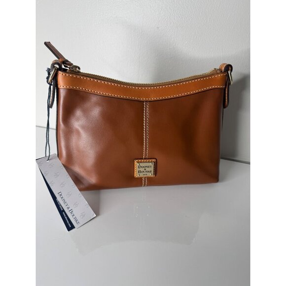 Dooney & Bourke Handbags - NEW Dooney & Bourke Wexford Leather Two toned Brown Crossbody